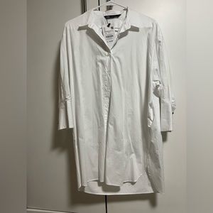 ZARA Oversized Button Down Dress